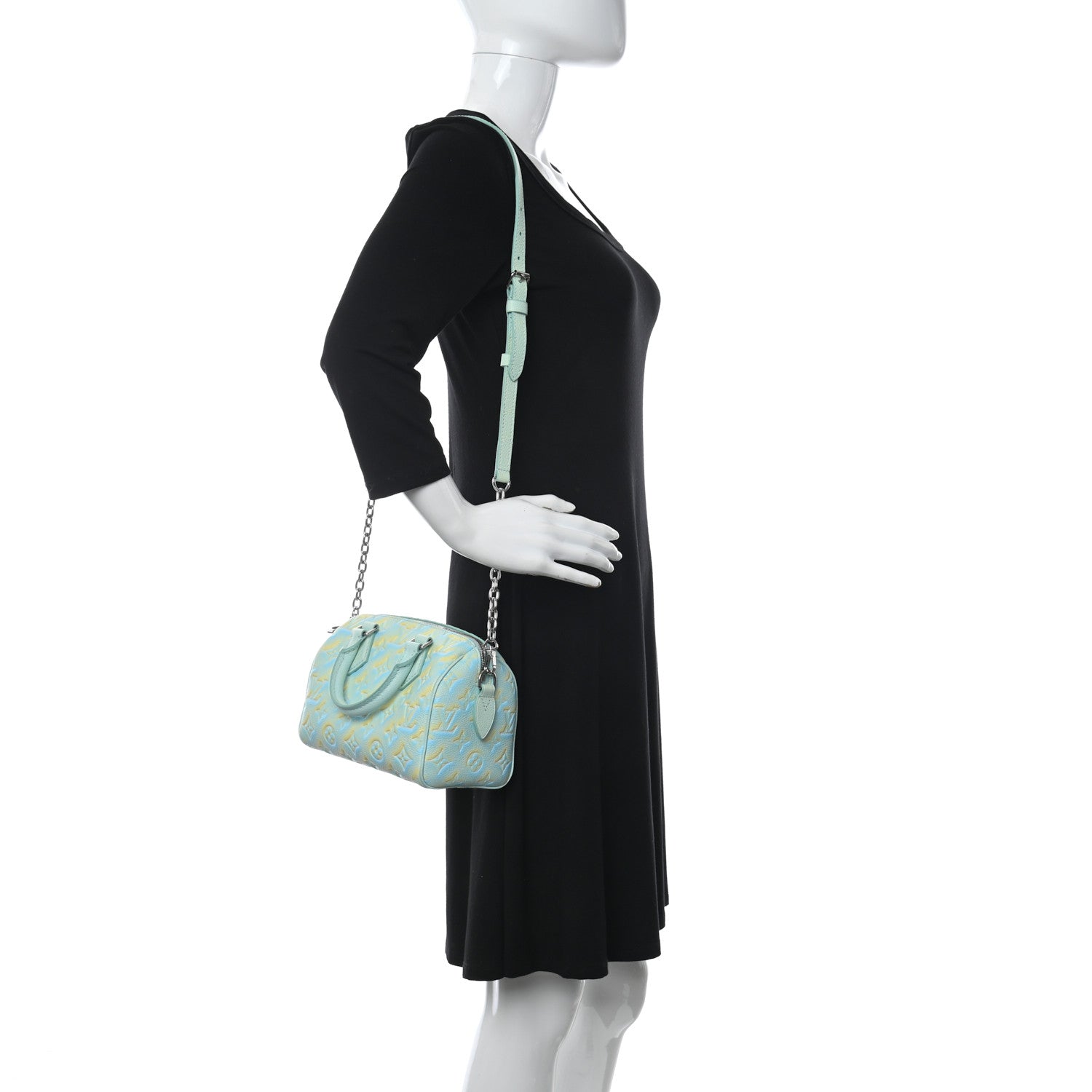 Louis Vuitton Empreinte Monogram Summer Stardust Speedy 20 Water Green 2 of 10