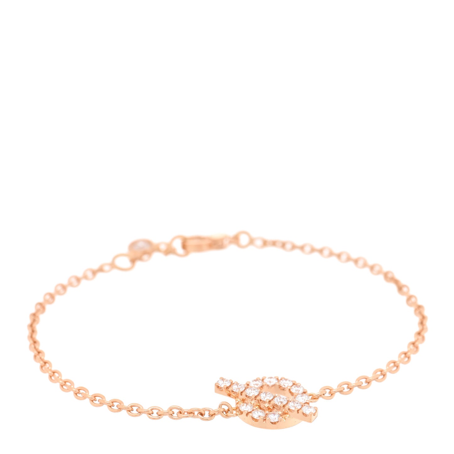 18K Rose Gold Diamond Finesse Bracelet SH