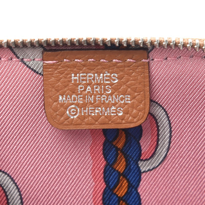 Hermes Epsom Silk'in Coin Purse Gold 6 of 6
