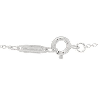 Tiffany Sterling Silver Mini Heart Key Pendant Necklace 3 of 3
