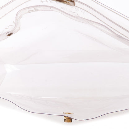 Hermes Vinyl Souvenir De L'Exposition Kelly Transparent 4 of 7