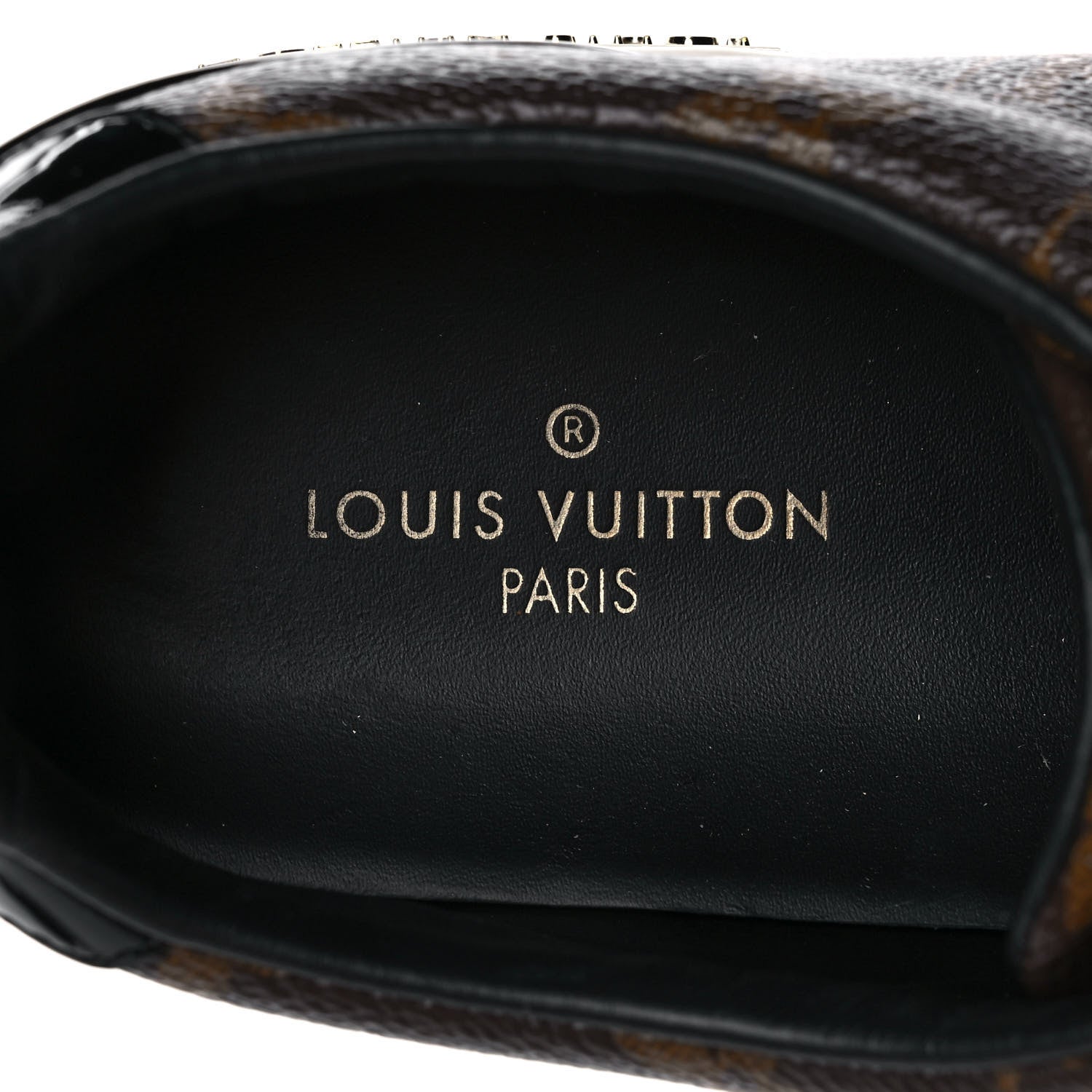 Louis Vuitton Patent Monogram Frontrow Sneakers 38 8 of 9