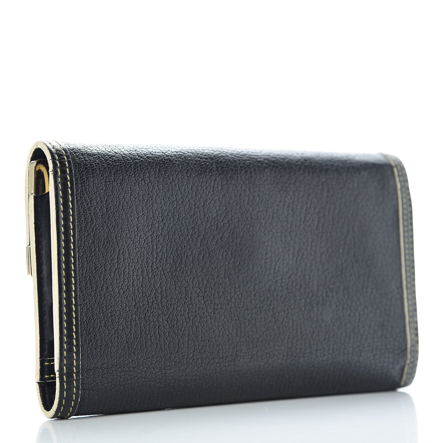 Louis Vuitton Suhali Porte Tresor International Wallet Black 3 of 11
