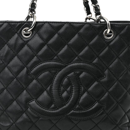 Chanel Caviar Quilted Grand Shopping Tote GST Black 8 of 11