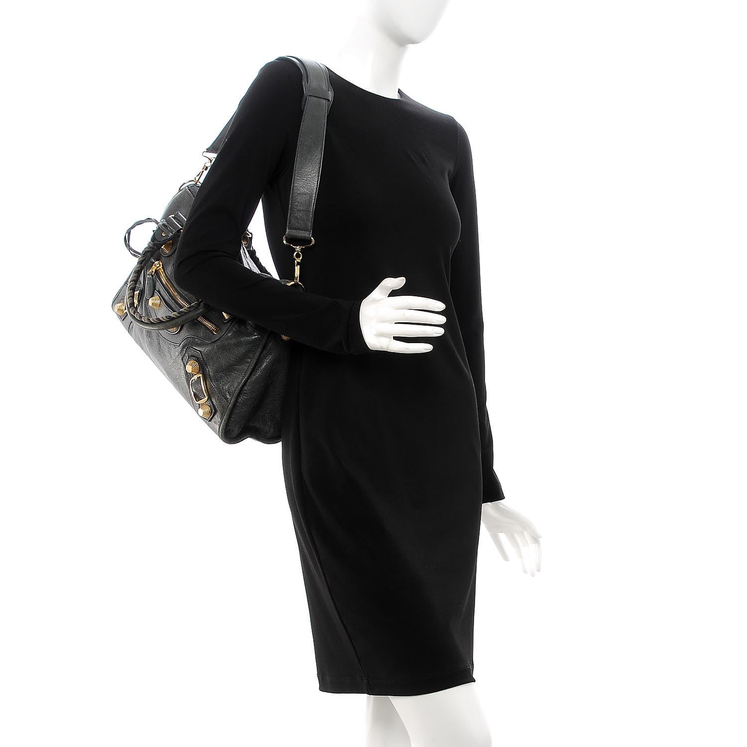 Balenciaga Agneau Giant 21 Gold Hardware City Anthracite 2 of 8