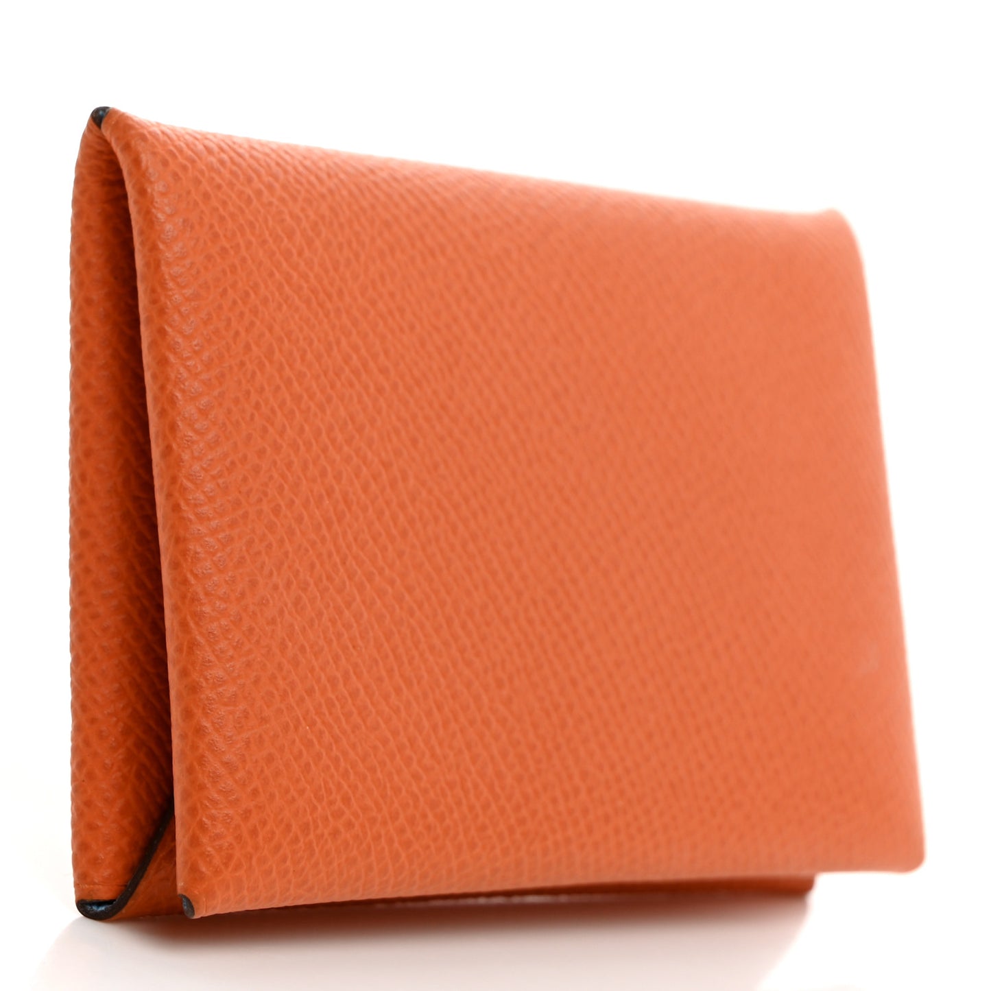 Epsom Verso Calvi Card Case Orange Celeste