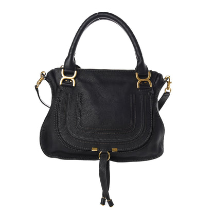 Chloe Calfskin Medium Marcie Satchel Black 1 of 9