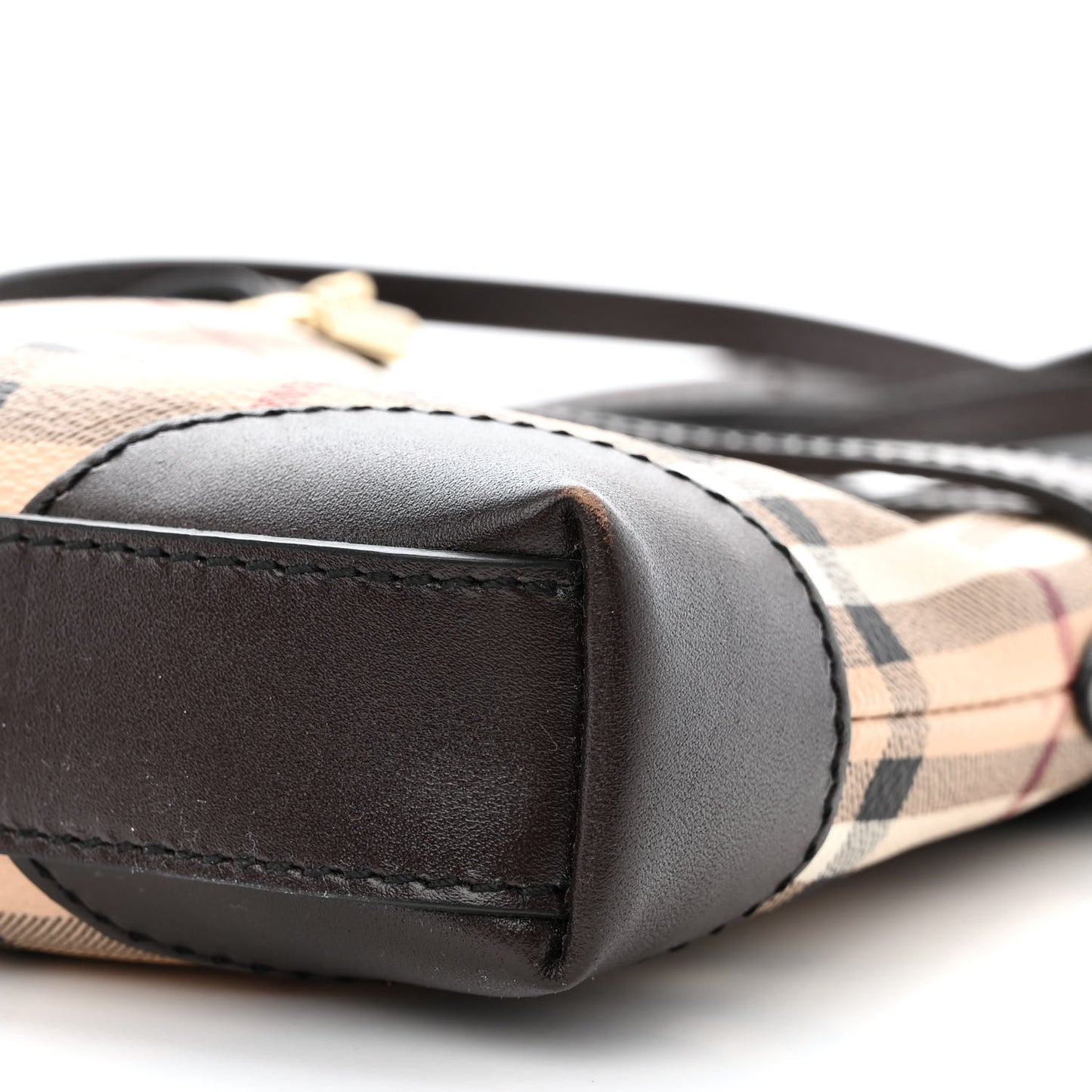 Haymarket Check Smithfield Clutch Chocolate
