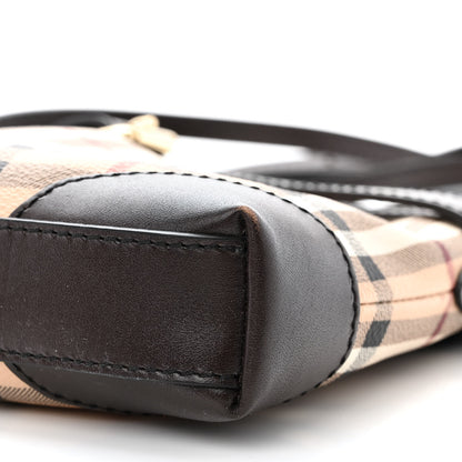 Burberry Haymarket Check Smithfield Clutch Chocolate 10 of 12