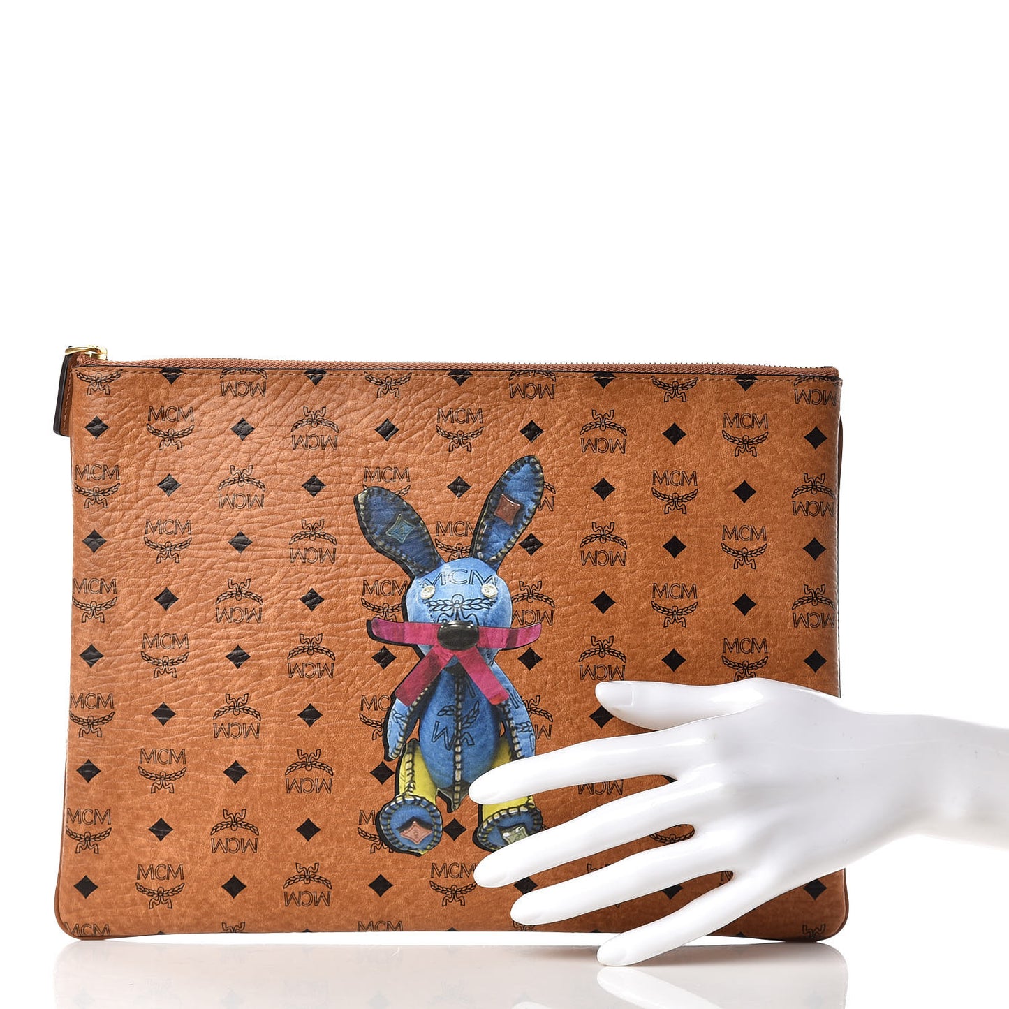 Visetos Rabbit Pouch Cognac