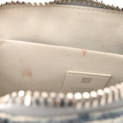Givenchy Denim Logo 4G Print Antigona Crossbody Bag Light Blue 11 of 11