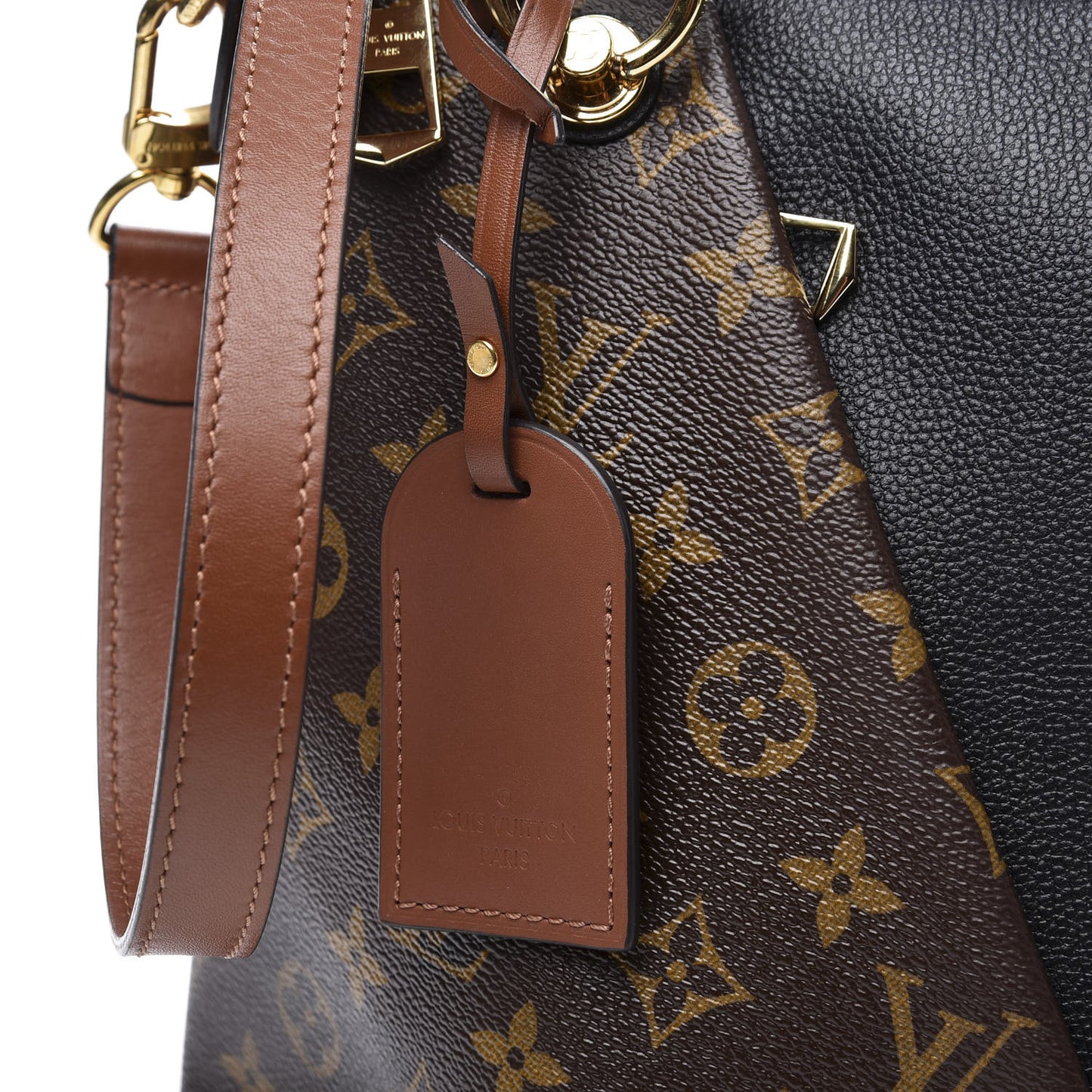 Monogram V Tote MM Black