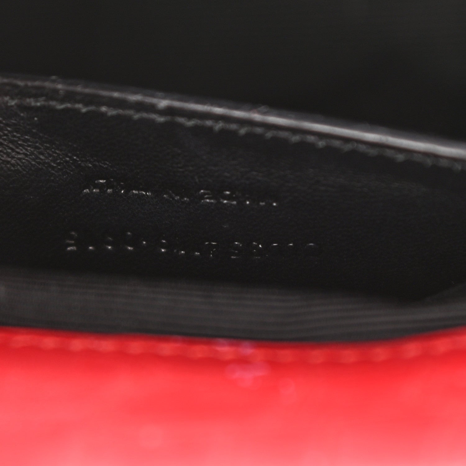 Saint Laurent Calfskin Crocodile Embossed Medium Classic Monogram Kate Tassel Satchel Red 8 of 16