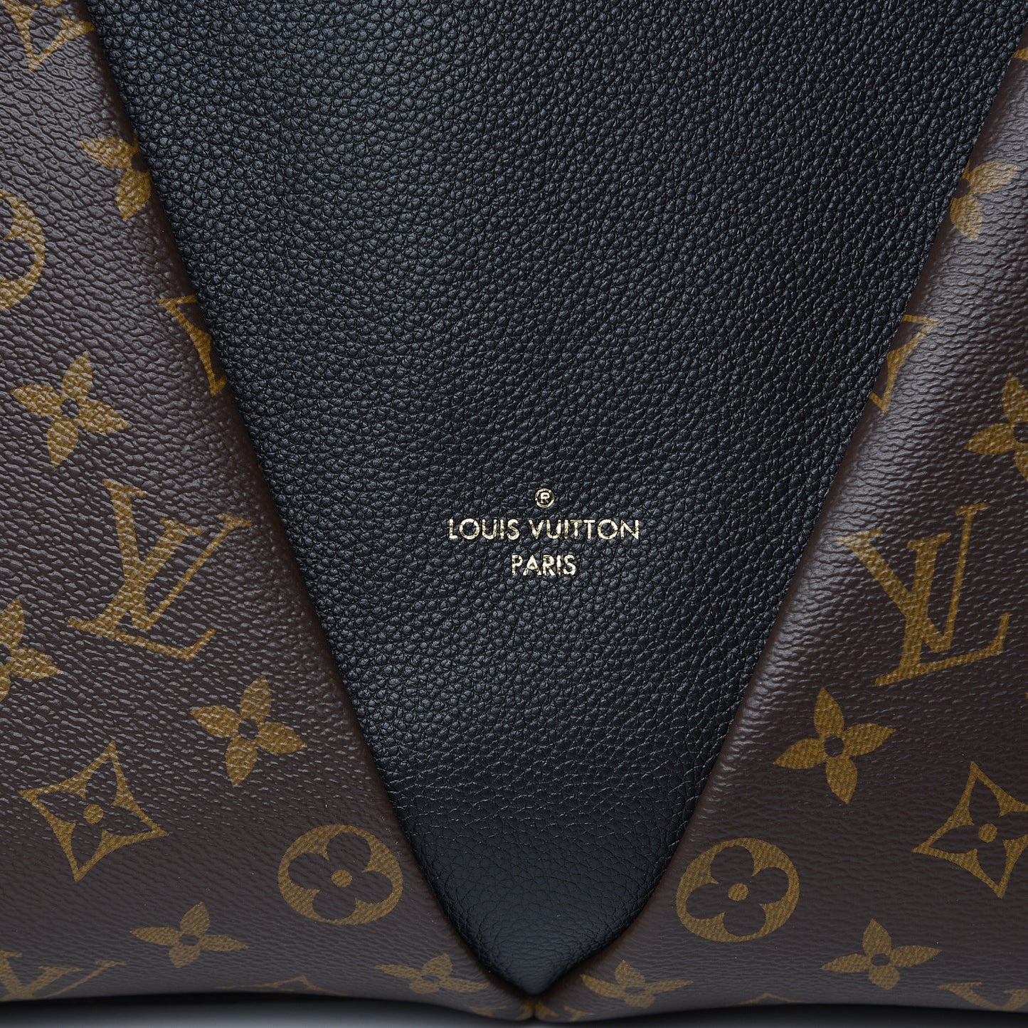Monogram V Tote MM Black