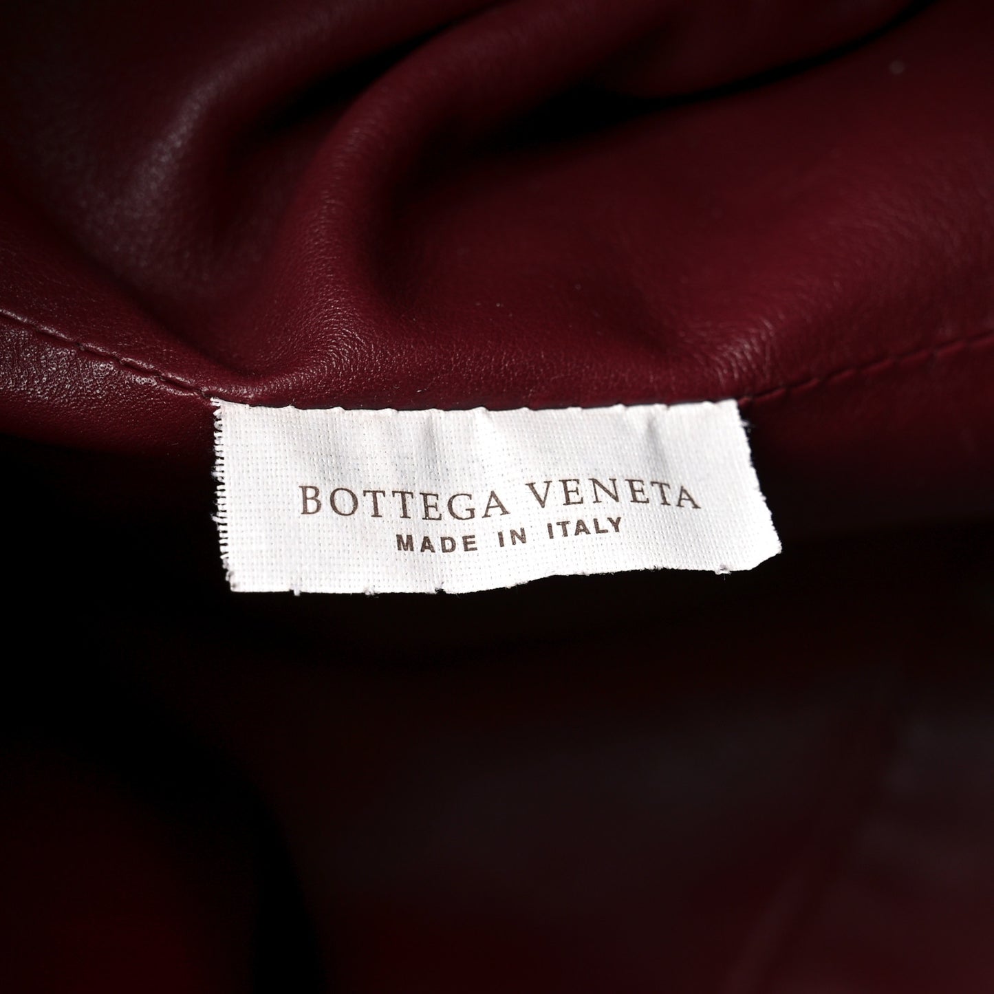 Smooth Butter Calf The Pouch Oversized Clutch Bordeaux