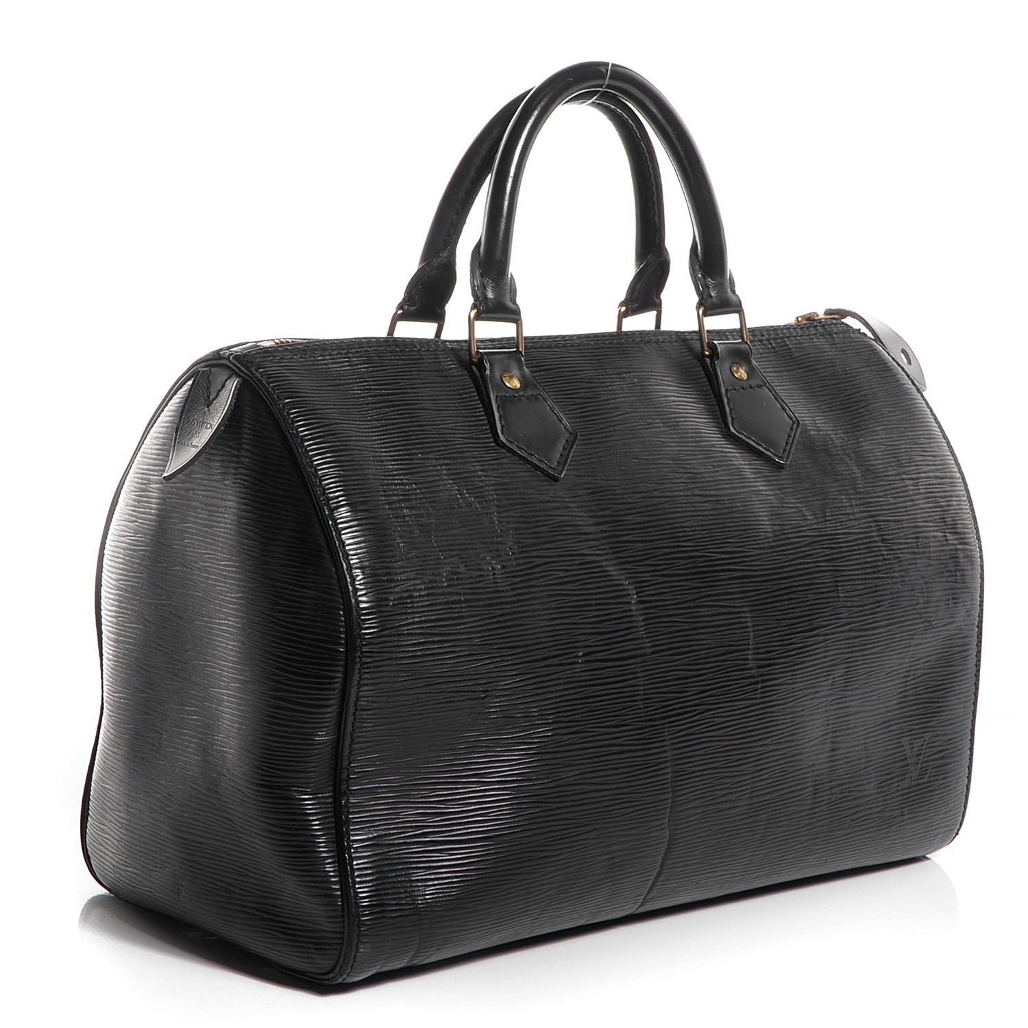 Louis Vuitton Epi Speedy 30 Black 3 of 7