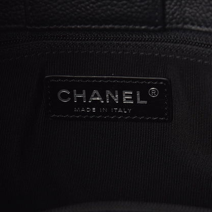 Chanel Calfskin Small Cerf Shopper Tote Black 6 of 9