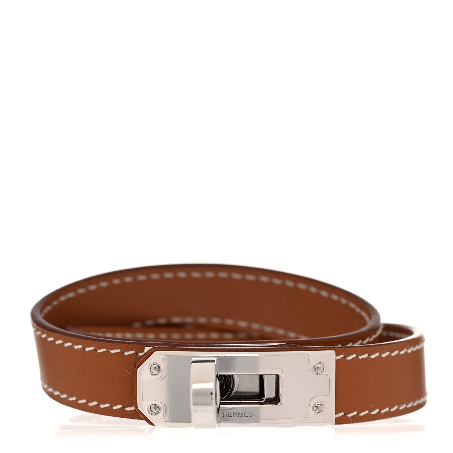 Hermes Swift Kelly Double Tour Bracelet T3 Gold 1 of 5