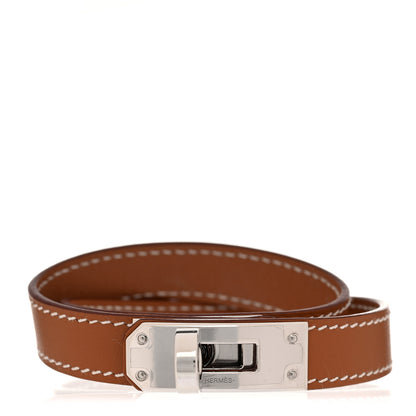 Hermes Swift Kelly Double Tour Bracelet T3 Gold 1 of 5