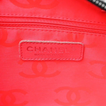 Chanel Calfskin Quilted Small Cambon Multipocket Reporter Black 6 of 10