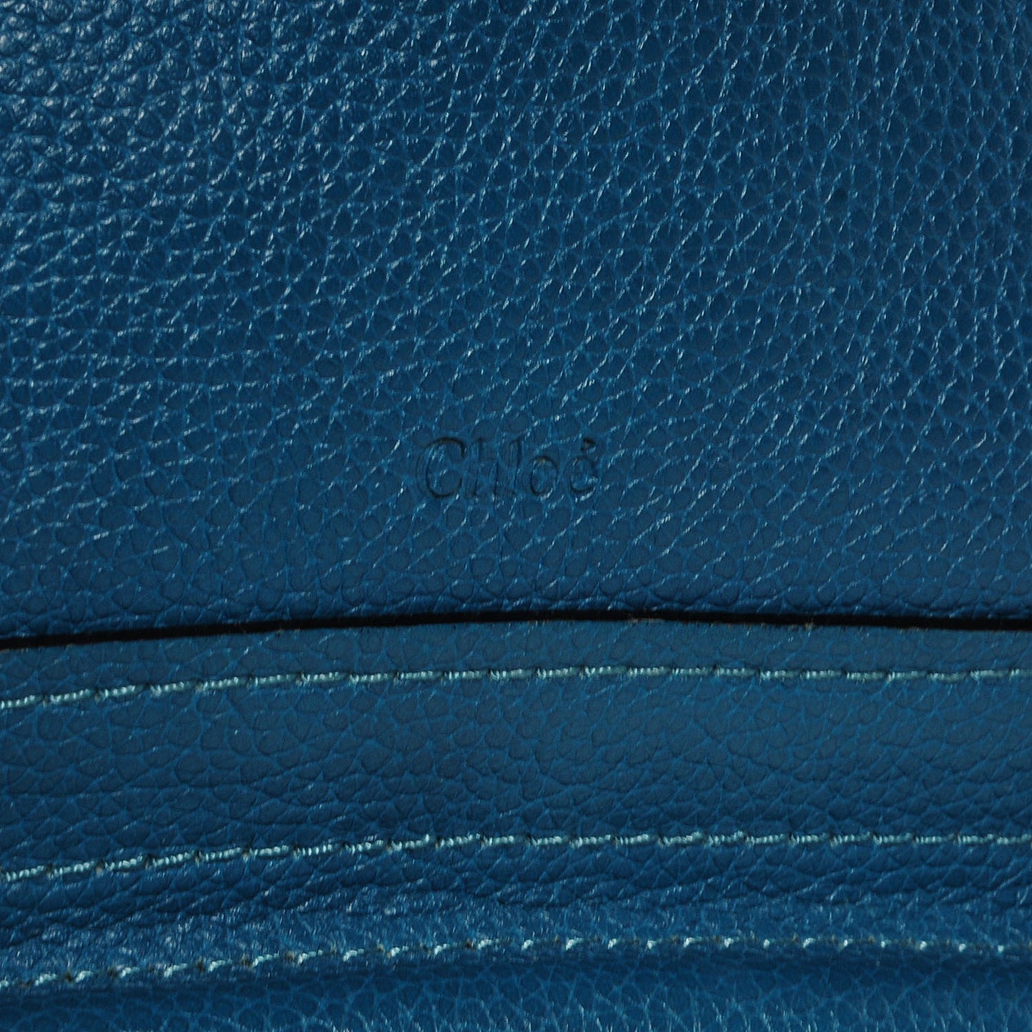 Calfskin Medium Military Paraty Peacock Blue