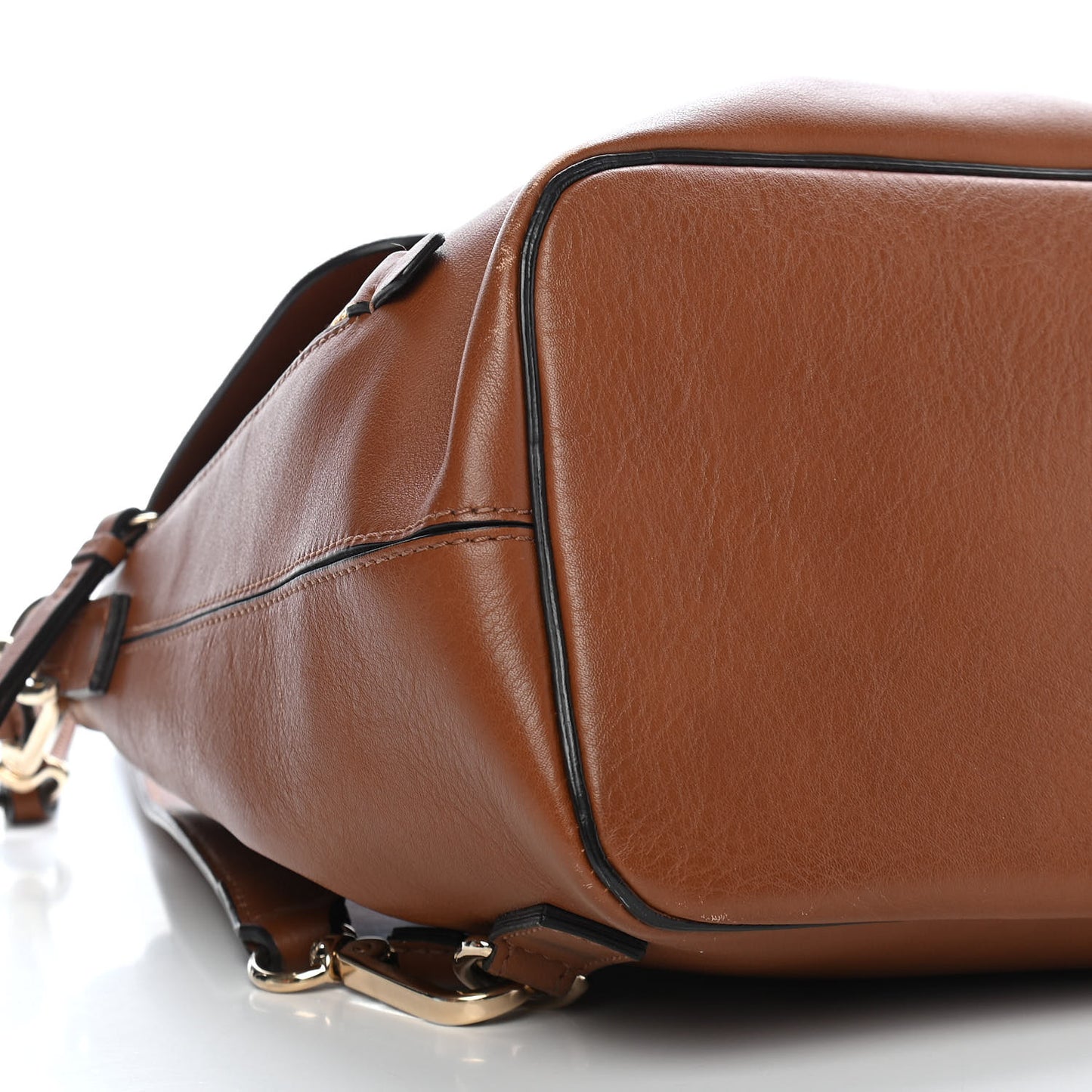 Suede Calfskin Small Faye Backpack Tan