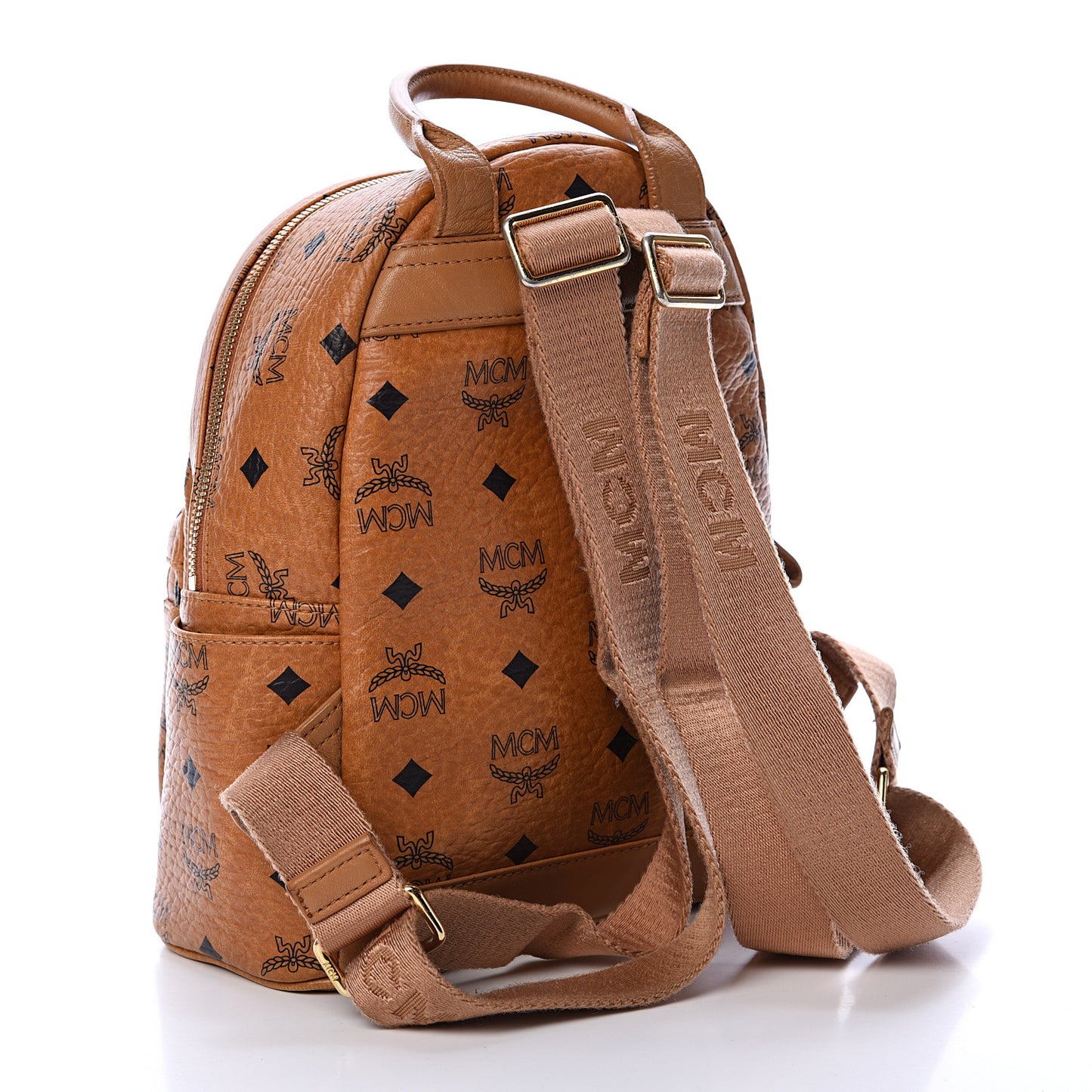 Visetos Sprinkle Stud Mini Stark Backpack Cognac