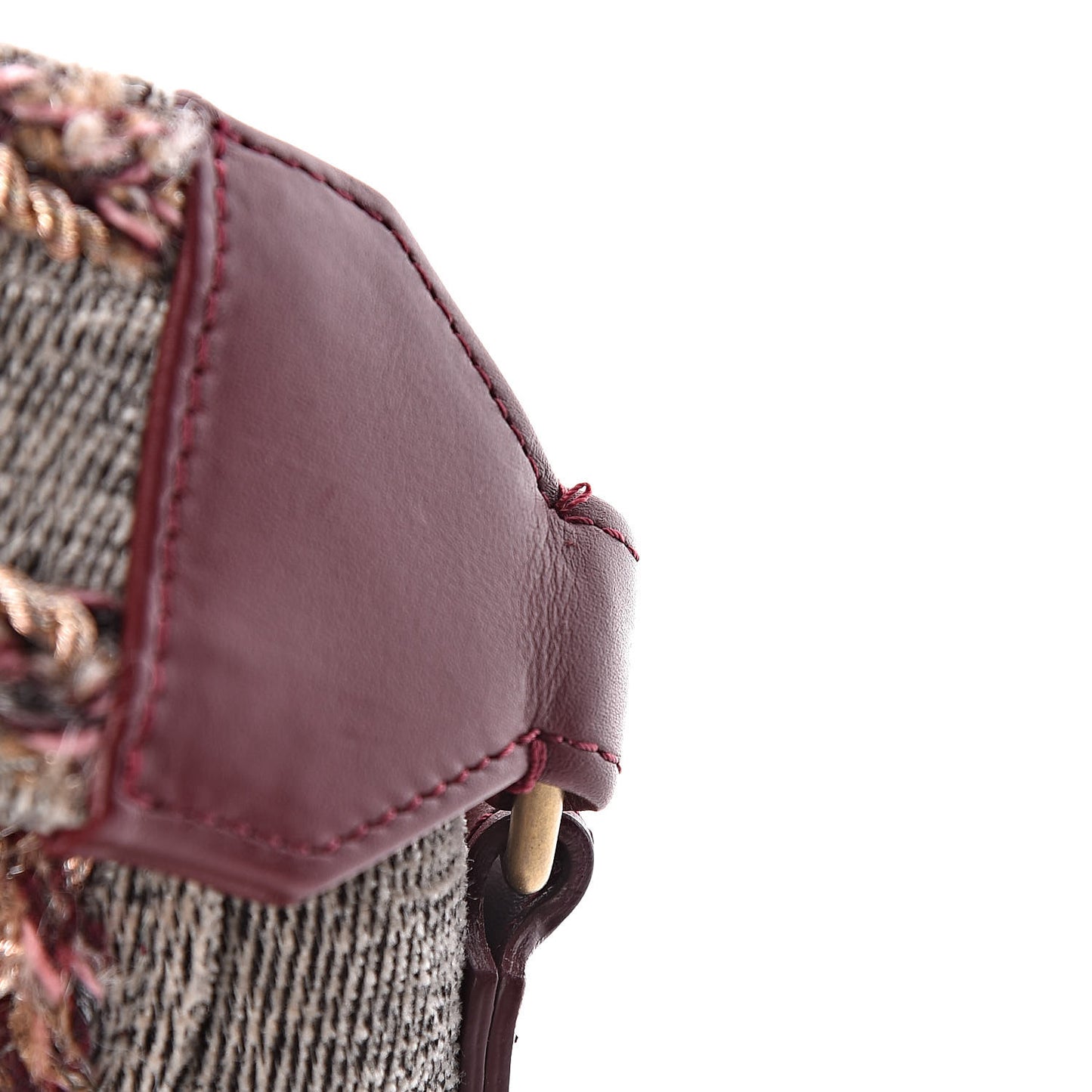 Wool Velvet Quilted Parisian Stroll Messenger Grey