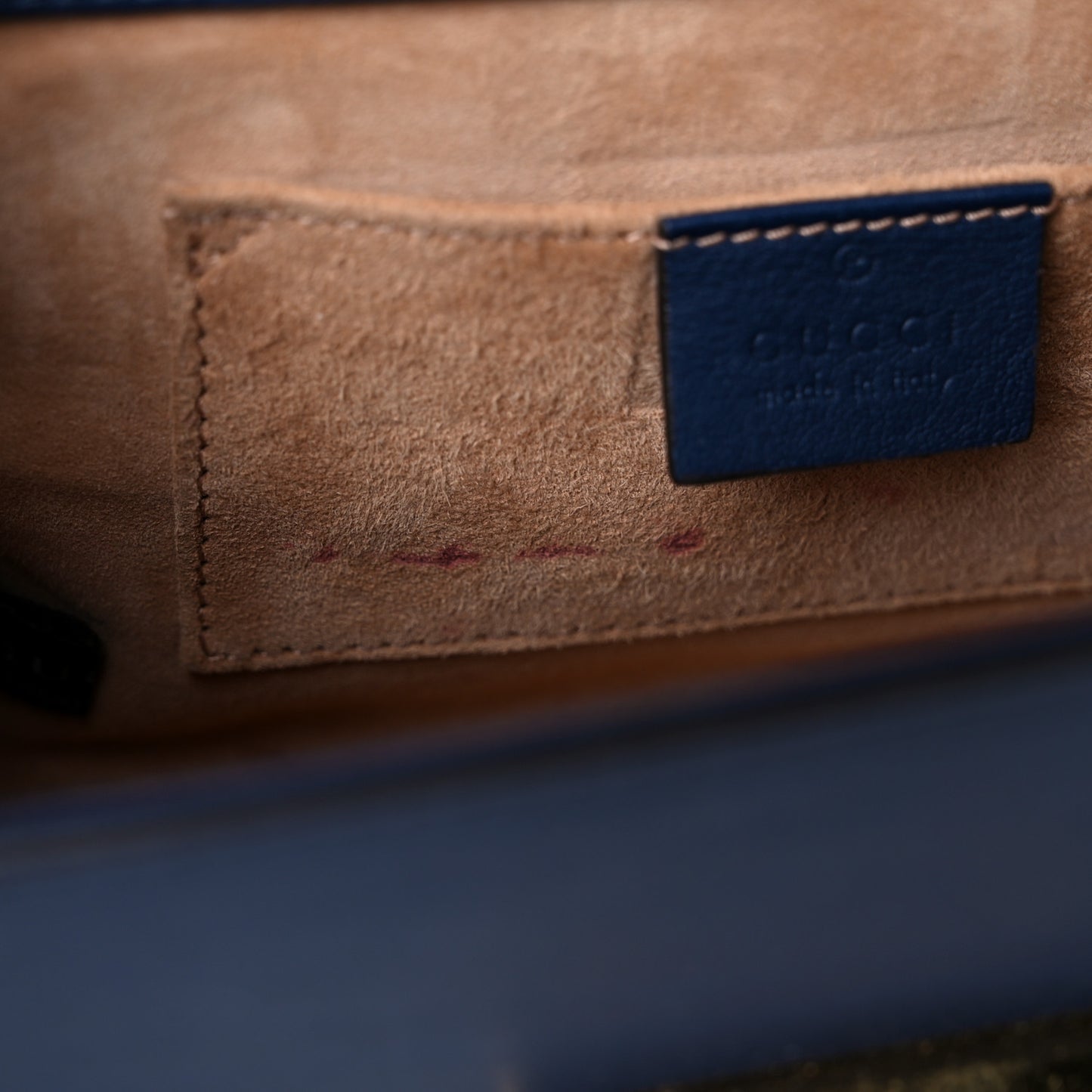 Calfskin Studded Small Padlock Shoulder Bag Blue Agata