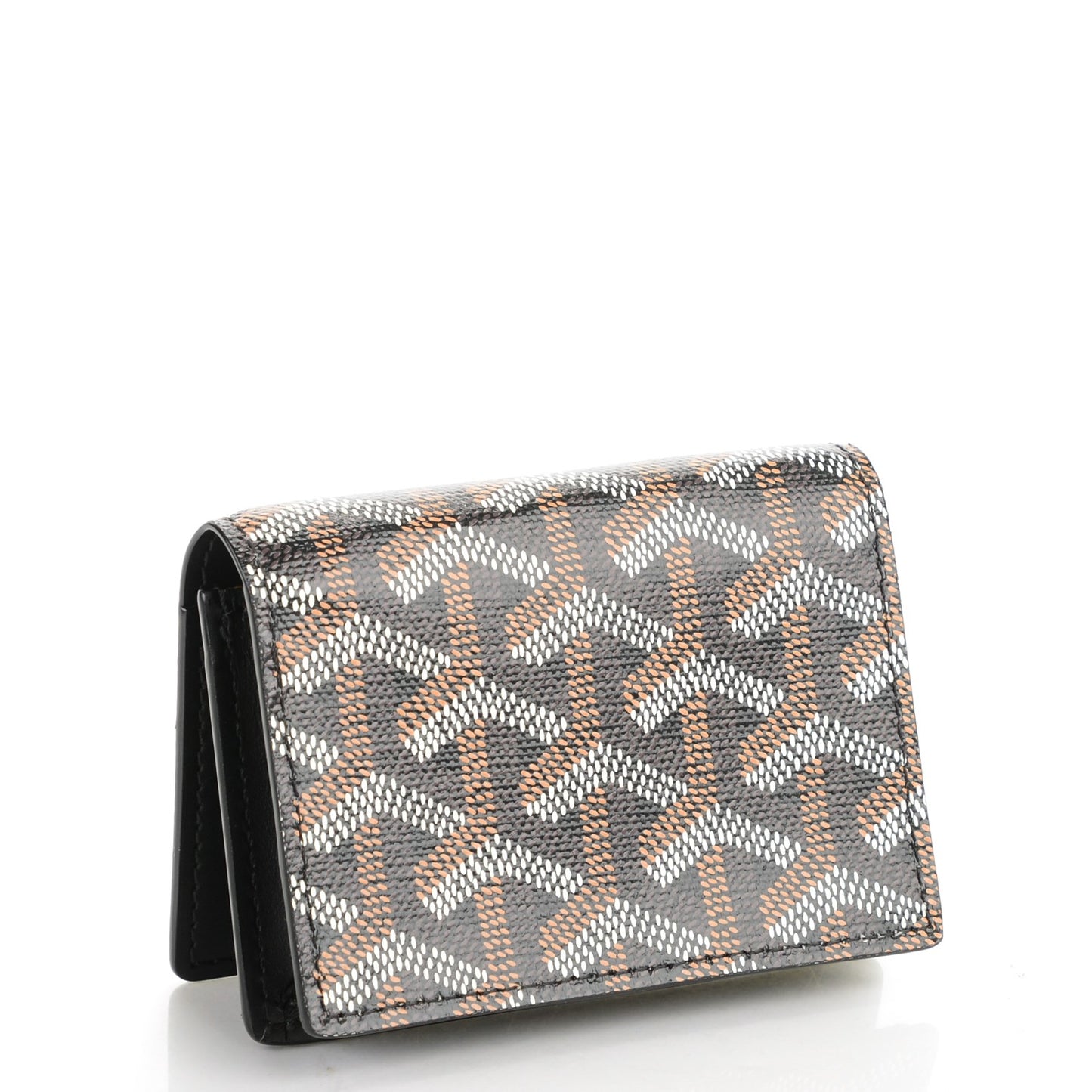 Goyardine Business Card Holder Black