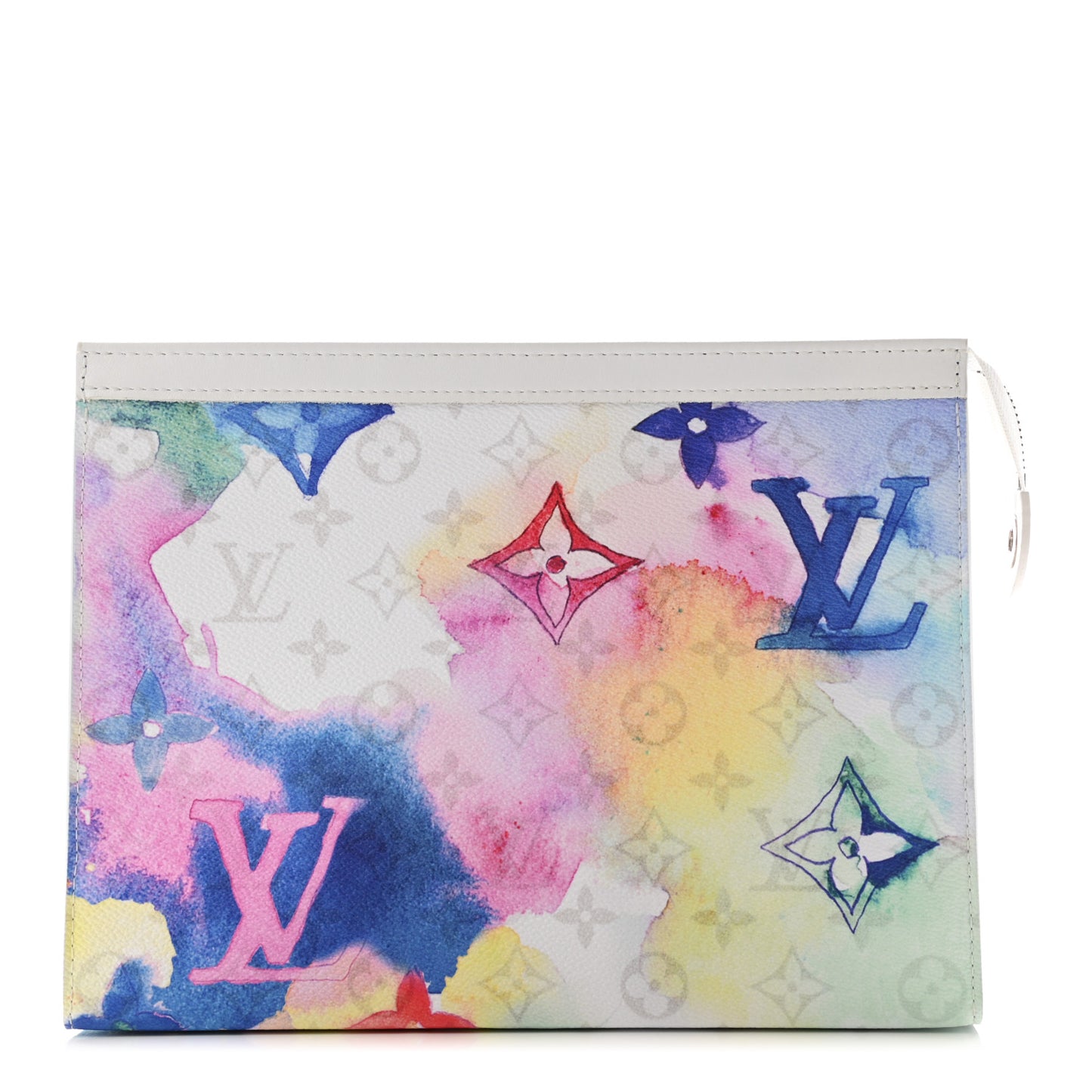 Monogram Watercolor Pochette Voyage MM Multicolor