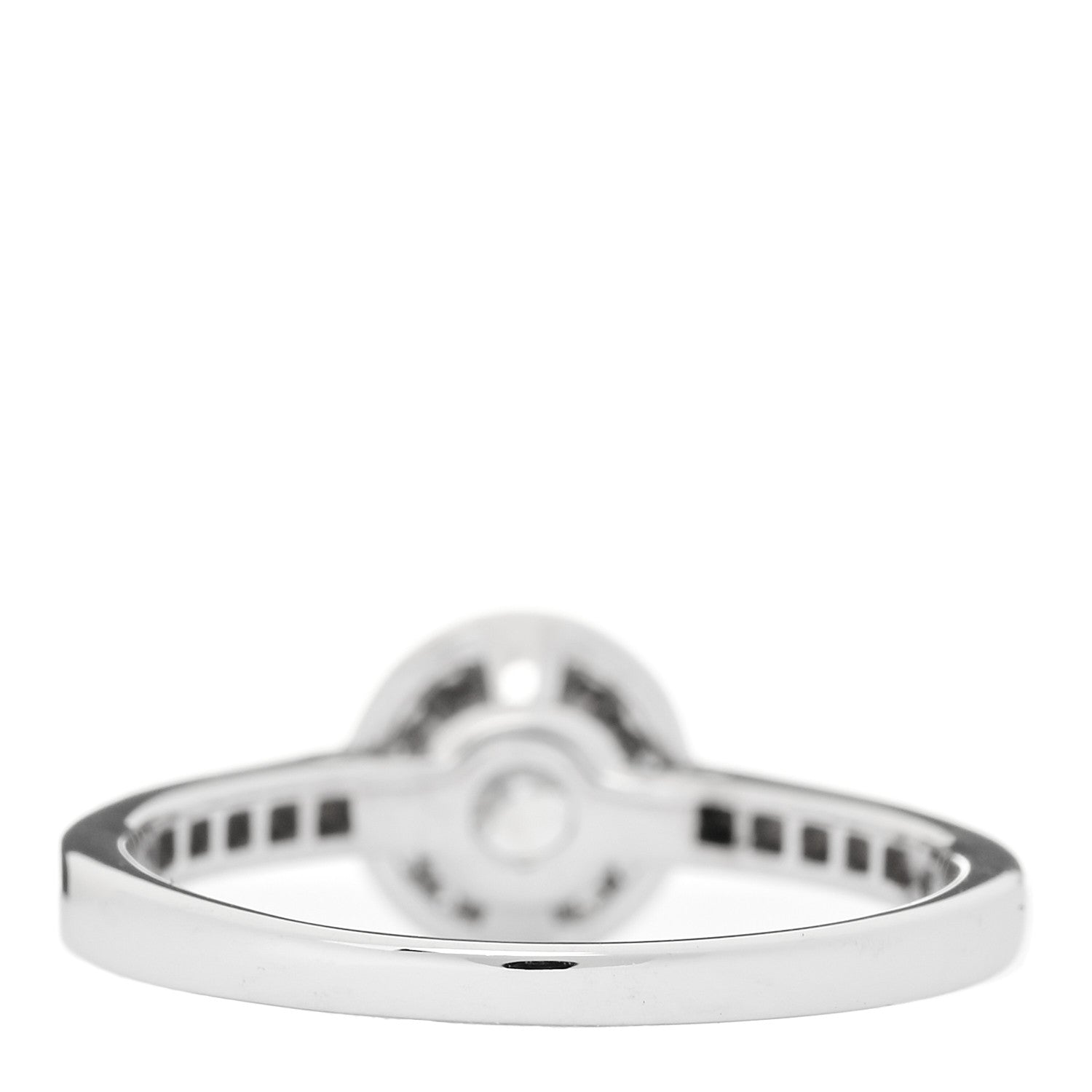 Tiffany Platinum Diamond .55ct Soleste Round Brilliant Engagement Ring 53 6.5 4 of 7