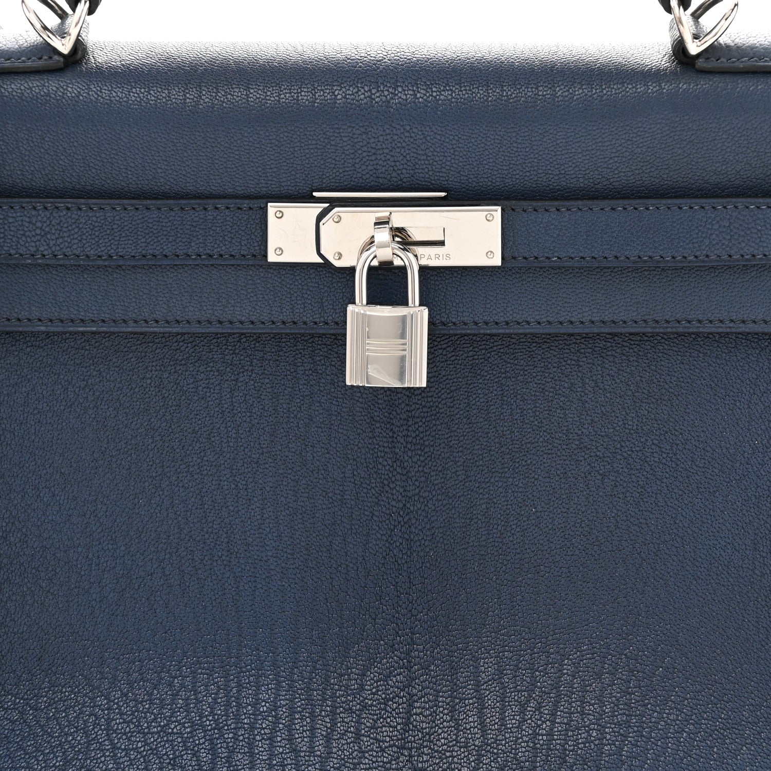 Hermes Chevre de Coromandel Kelly Retourne 32 Bleu Thalassa 8 of 14