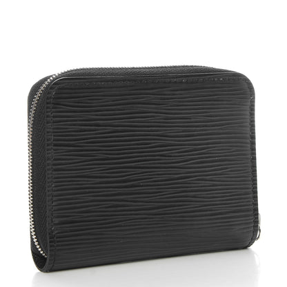Louis Vuitton Epi Zippy Coin Purse Black 3 of 7