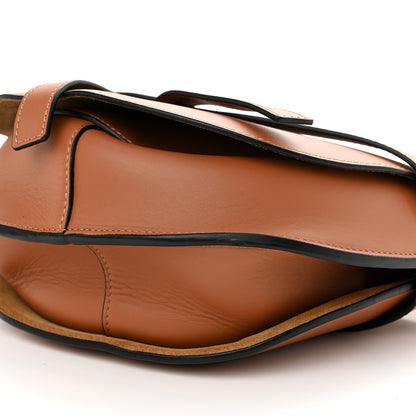 Loewe Calfskin Jacquard Small Gate Dual Bag Tan 10 of 10