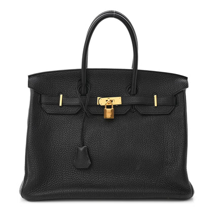 Hermes Togo Birkin 35 Black 1 of 12