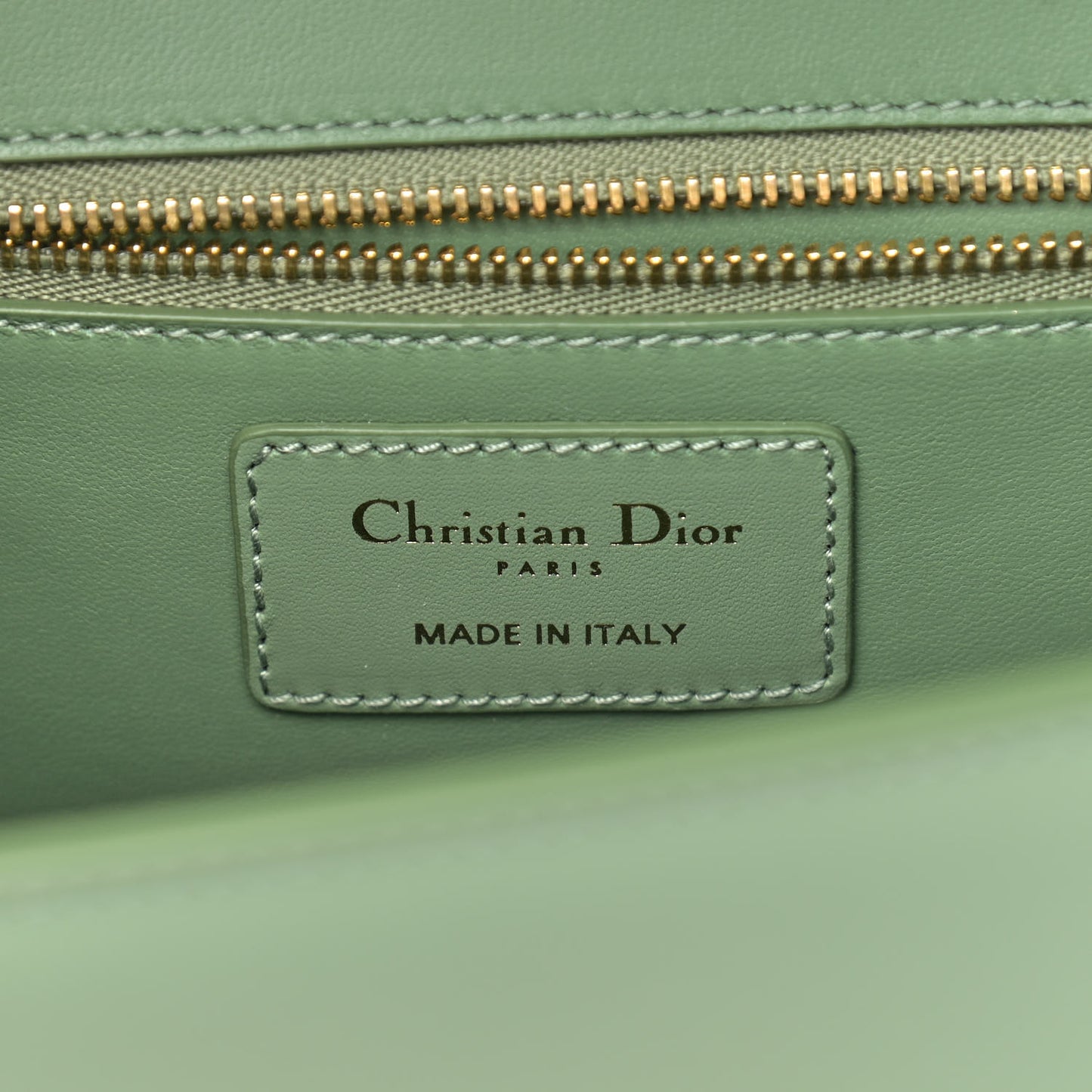 Smooth Calfskin 30 Montaigne Flap Bag Mint Green