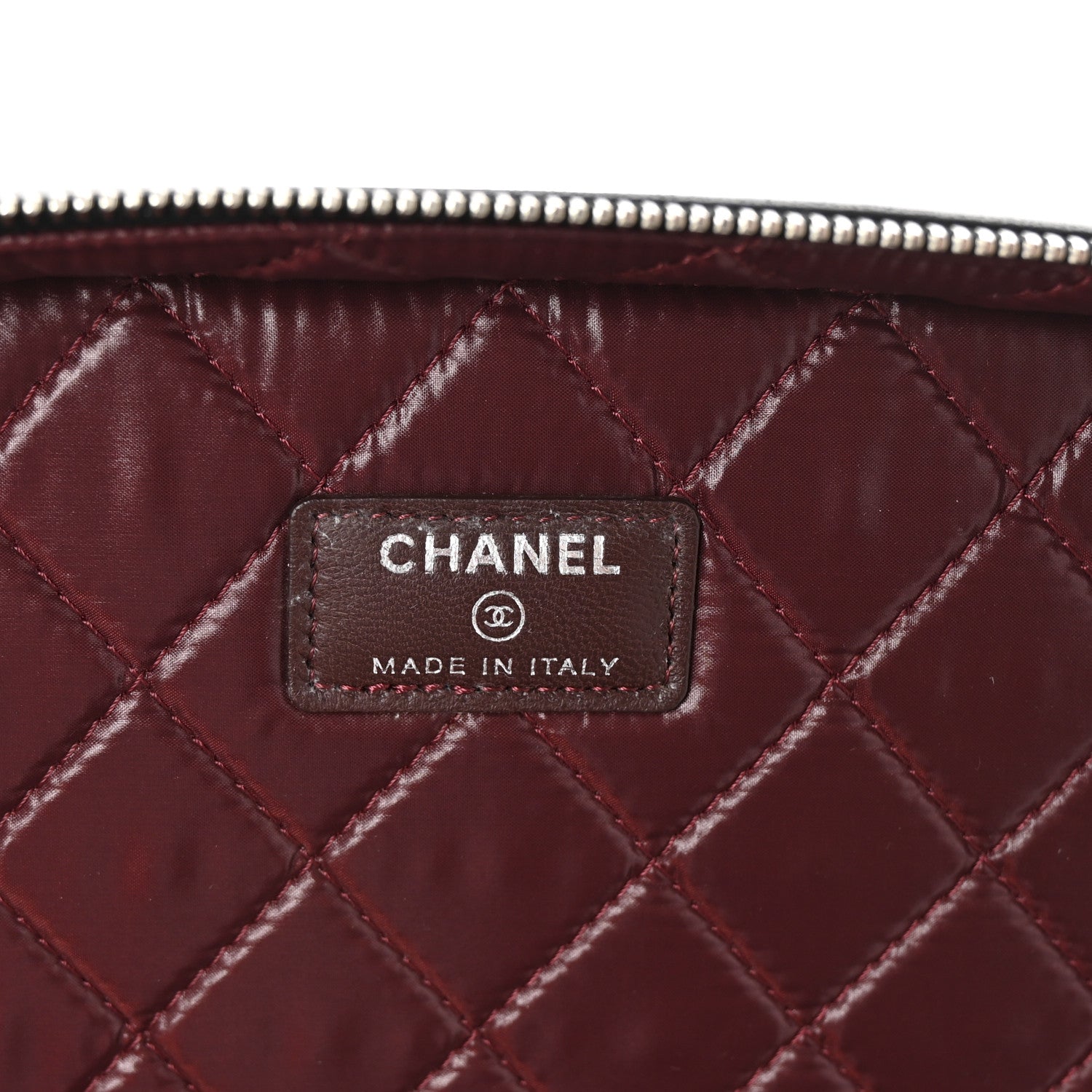 Chanel Lambskin Quilted Large Vanity Pouch Black 11 of 14