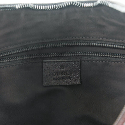Gucci Monogram Web Medium Half Moon Hobo Dark Brown 6 of 7