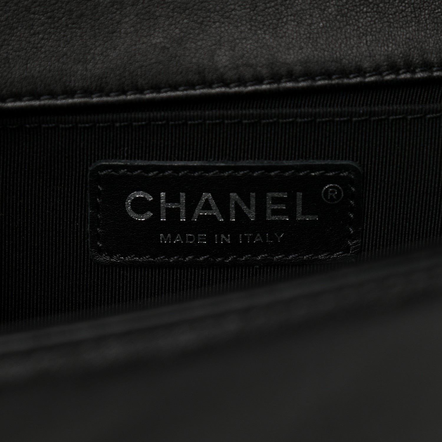 Chanel Lambskin Quilted Medium Boy Flap Black 6 of 8