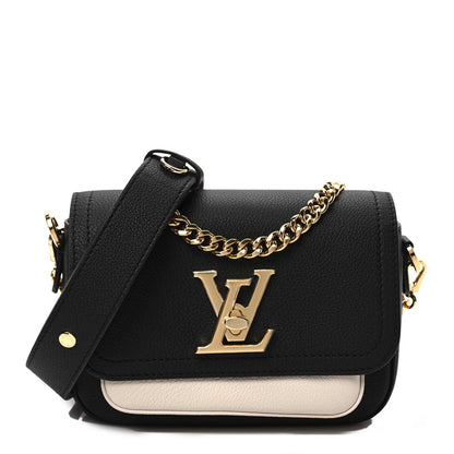 Louis Vuitton Grained Calfskin Lockme Tender Black 1 of 7