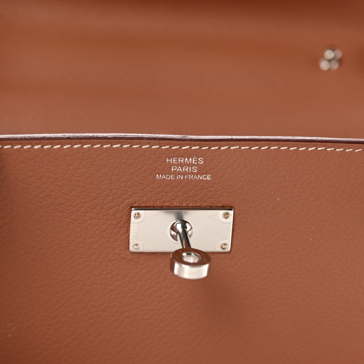 Hermes Evercolor Kelly Wallet To Go Gold 6 of 11