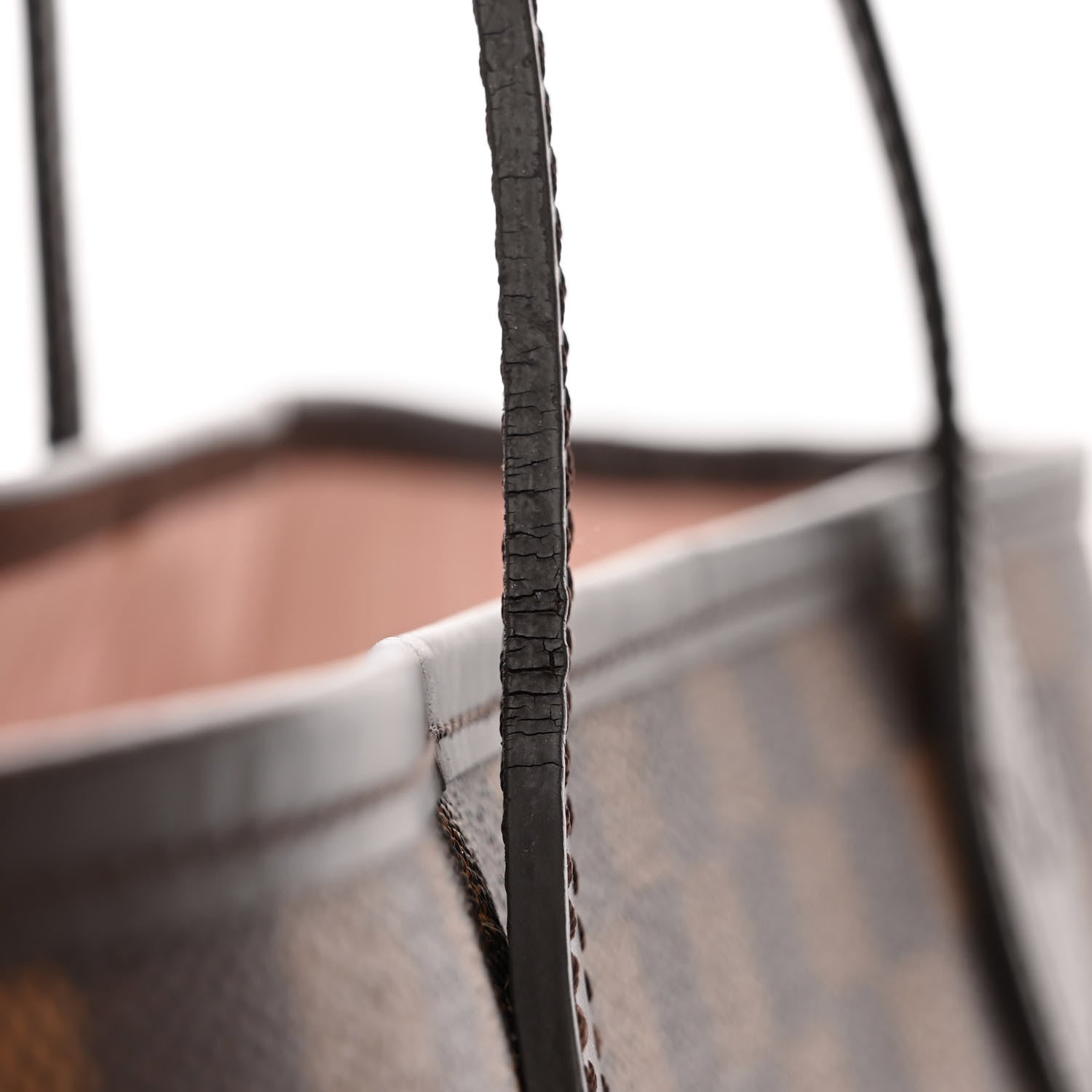 Louis Vuitton Damier Ebene Neo Neverfull MM Rose Ballerine 12 of 14