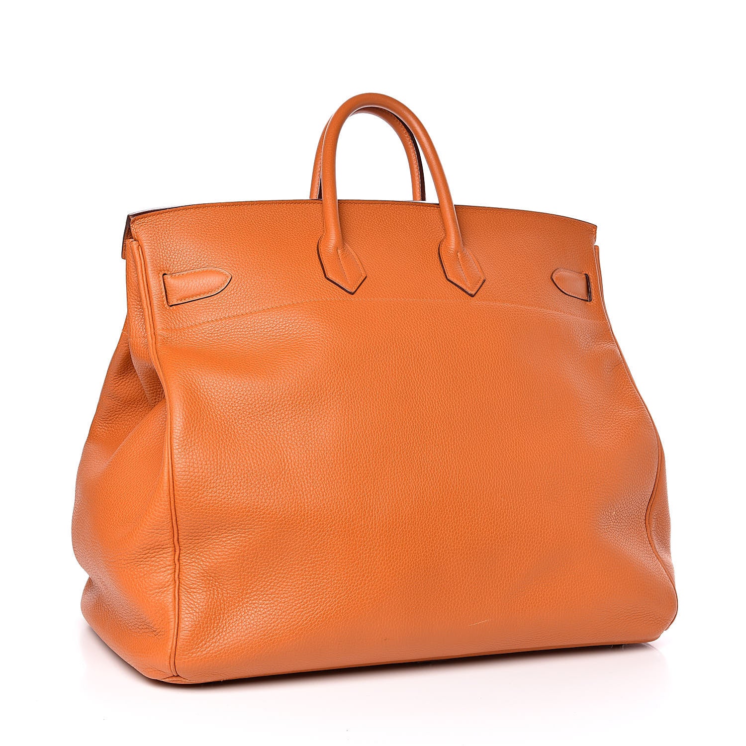 Hermes Togo HAC Travel Birkin 50 Orange 4 of 27