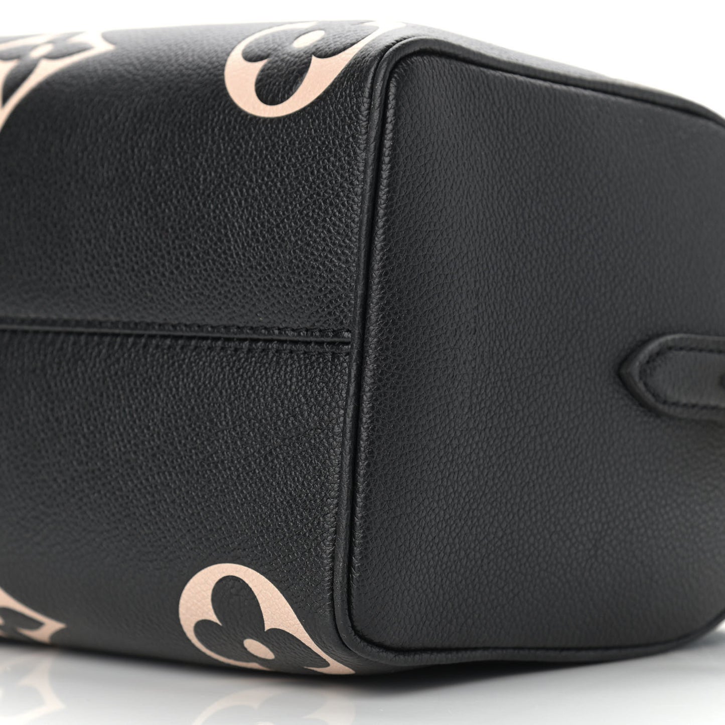 Empreinte Monogram Giant Speedy Bandouliere 25 Black Beige