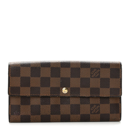 Louis Vuitton Damier Ebene Sarah Wallet 1 of 12