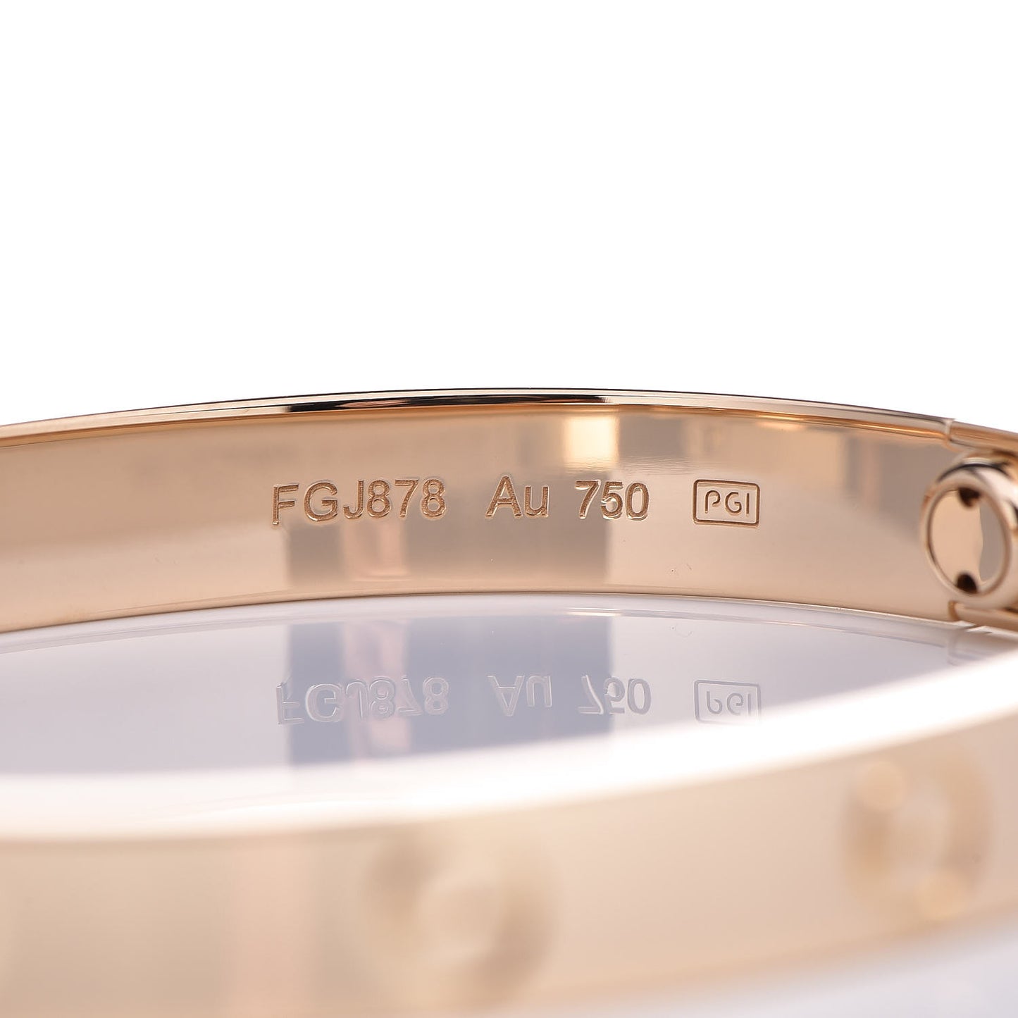 18K Yellow Gold LOVE Bracelet 16