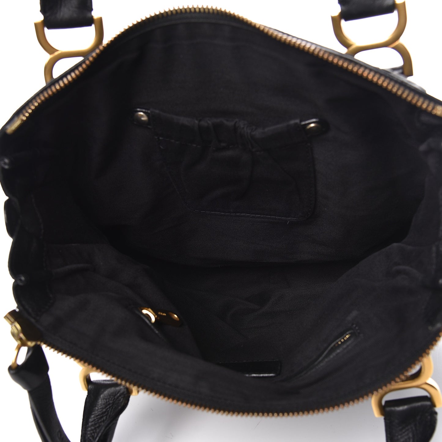Lambskin Embroidered Medium Marcie Satchel Black