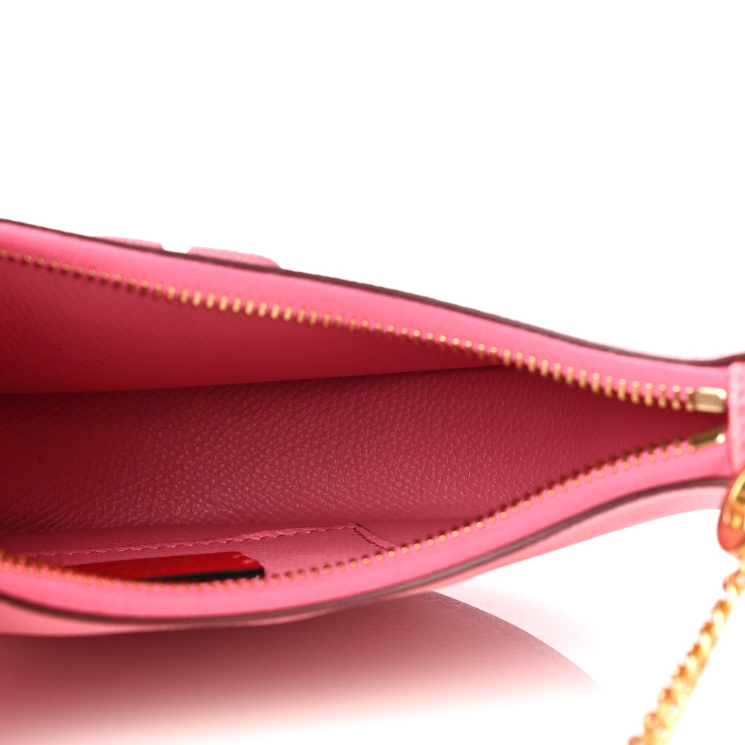 Valentino Garavani Grainy Calfskin Mini Vlogo Hobo Bag Flamingo Pink 4 of 8