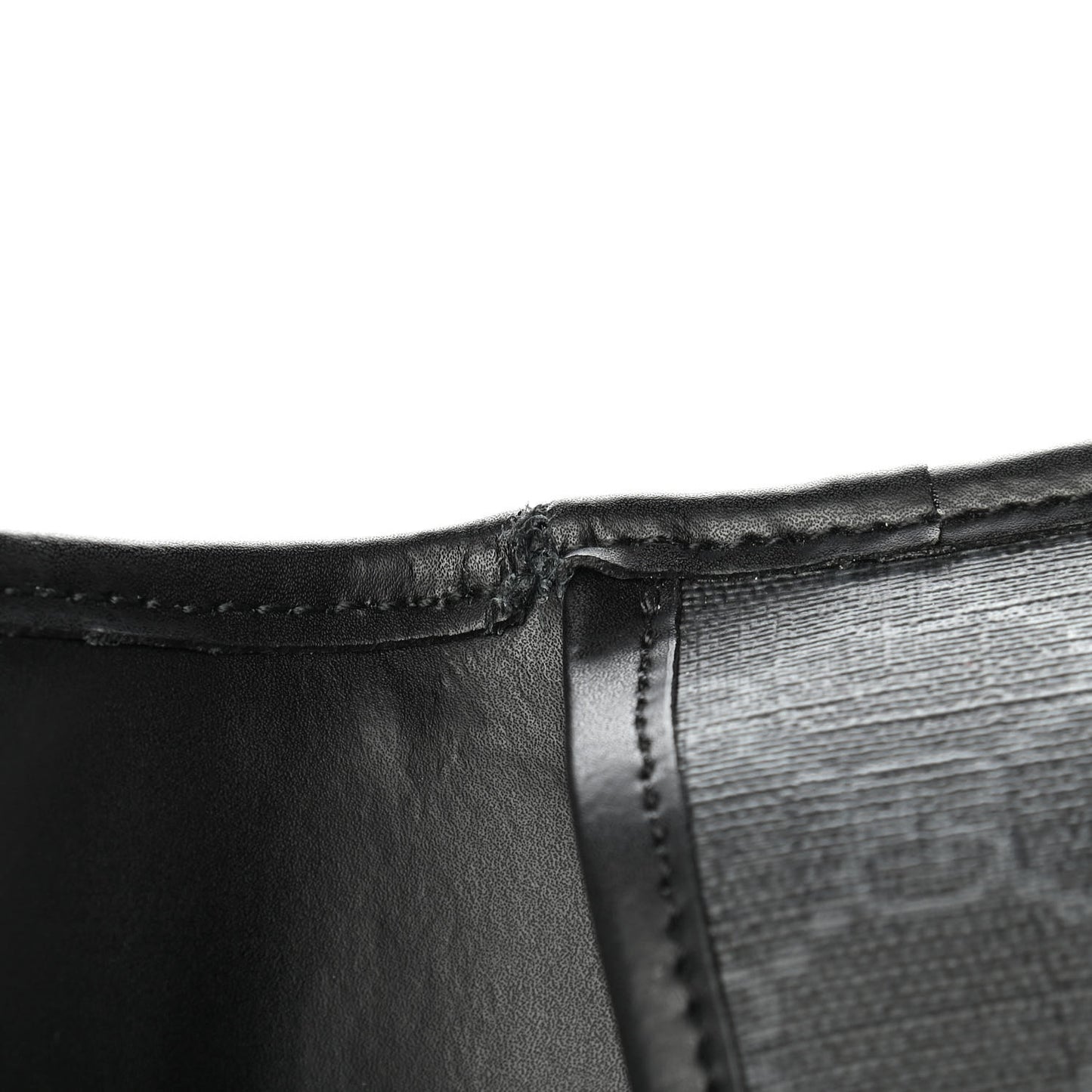 GG Supreme Monogram Web Slim Belt Bag Black Grey